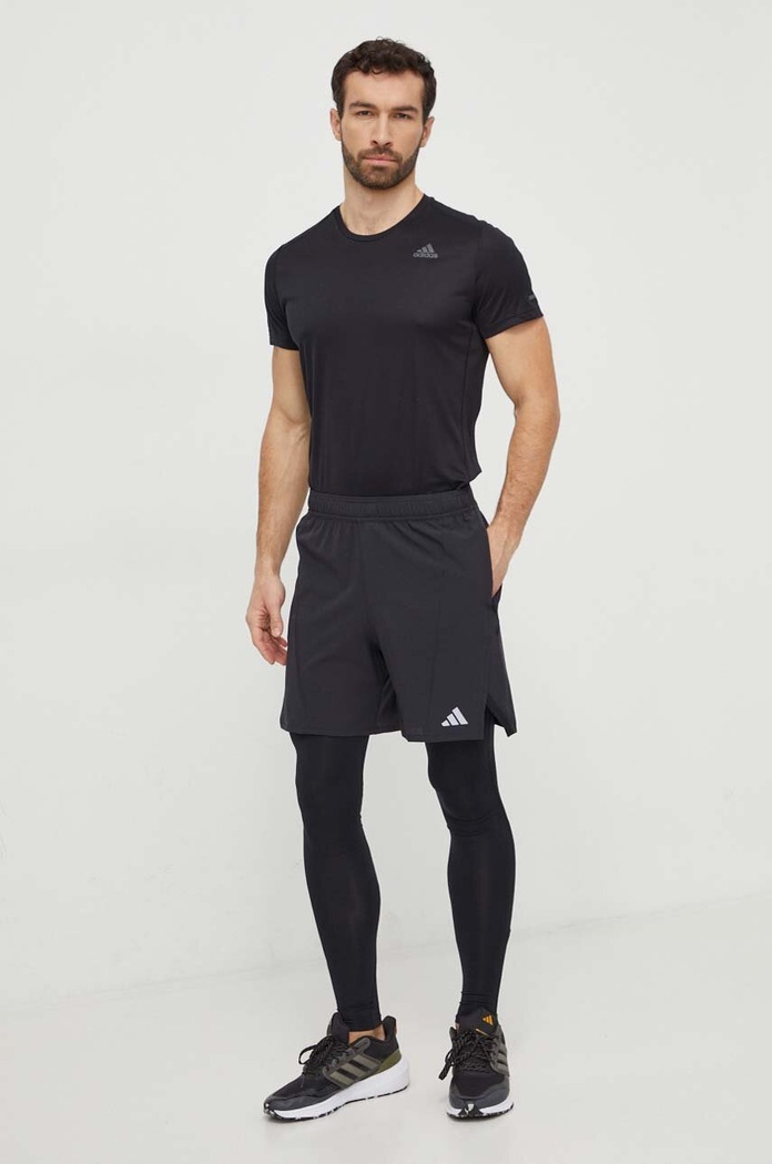 adidas Performance pantaloni scurți de antrenament Designed for Training IS3732 negru SS25