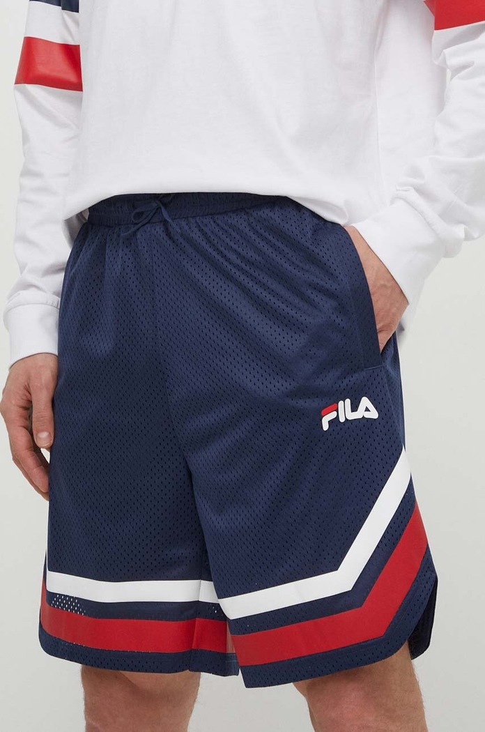 Kraťasy Fila Lashio pletenina námořnická modř FAM0651