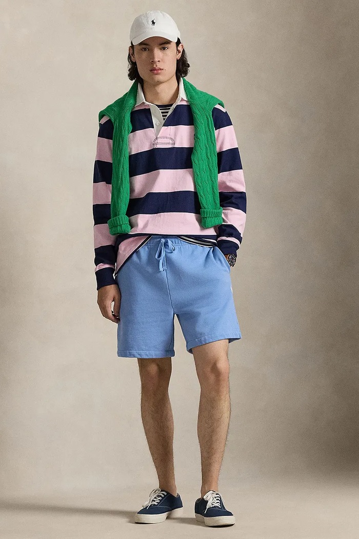 Ρούχα Βαμβακερό σορτσάκι Polo Ralph Lauren 710934602 μπλε