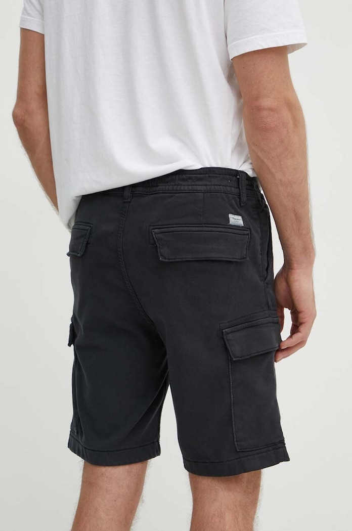 Oblečenie Šortky Pepe Jeans GYMDIGO CARGO PM801077 čierna