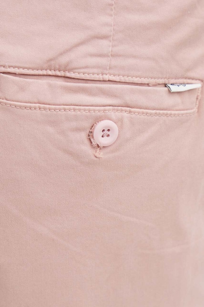 Kratke hlače Pepe Jeans REGULAR CHINO SHORT roza PM801092