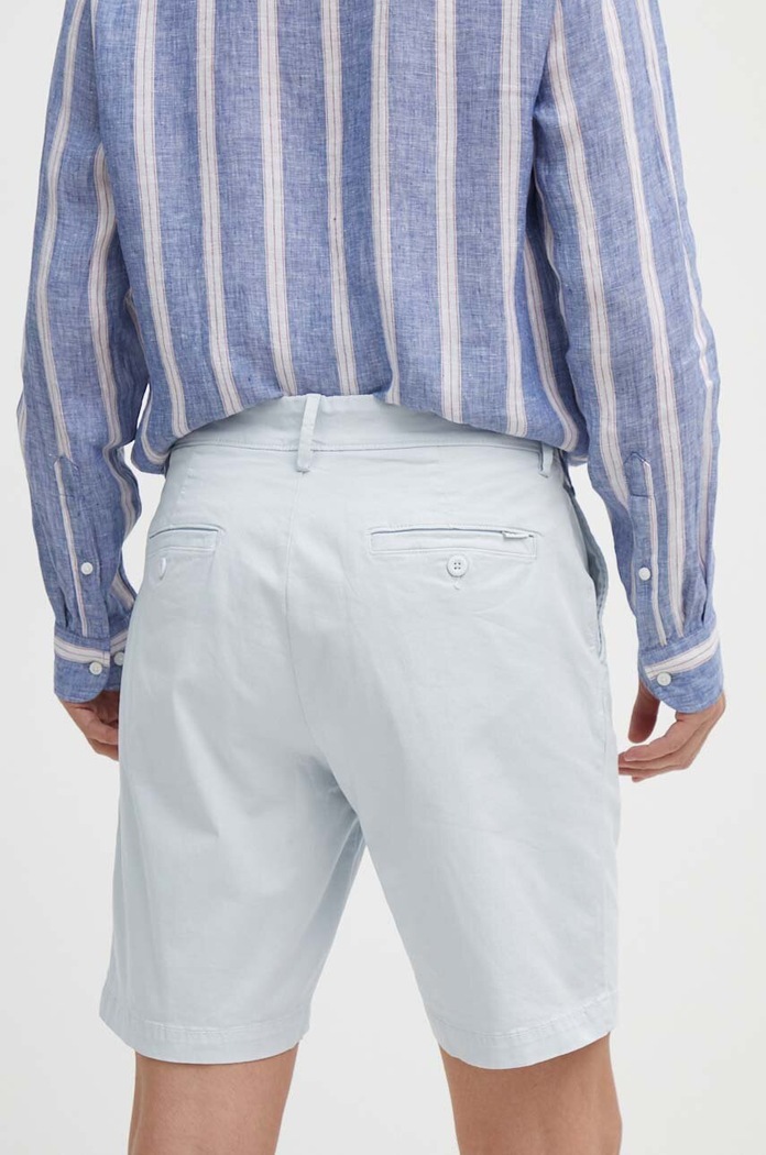 Odzież Pepe Jeans Szorty REGULAR CHINO SHORT PM801092 niebieski