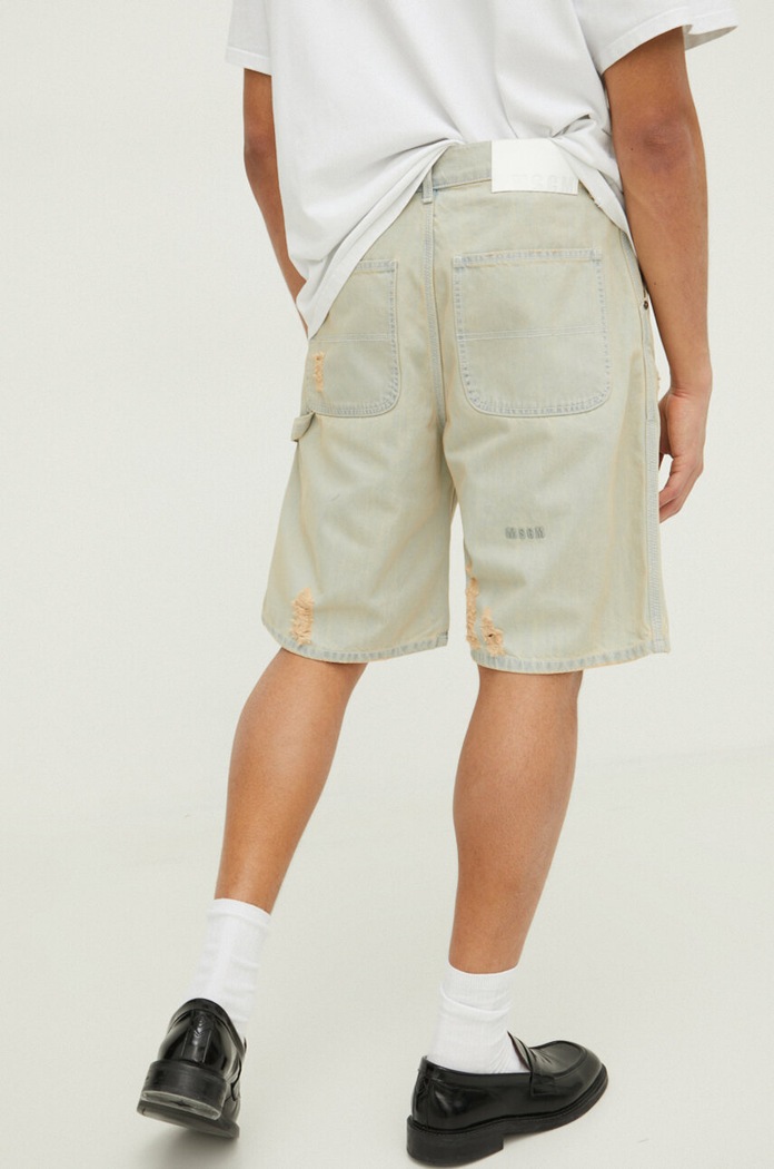 MSGM szorty jeansowe niebieski 3640MB230L.247098