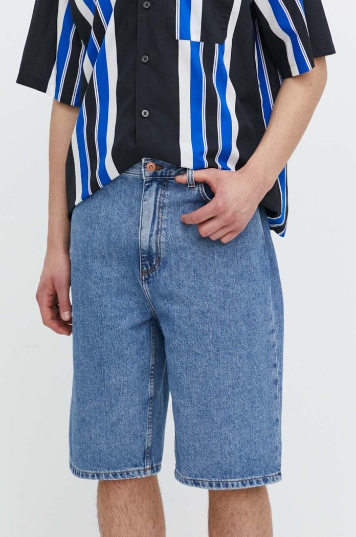 Hugo Blue farmer rövidnadrág szövet kék 50511586