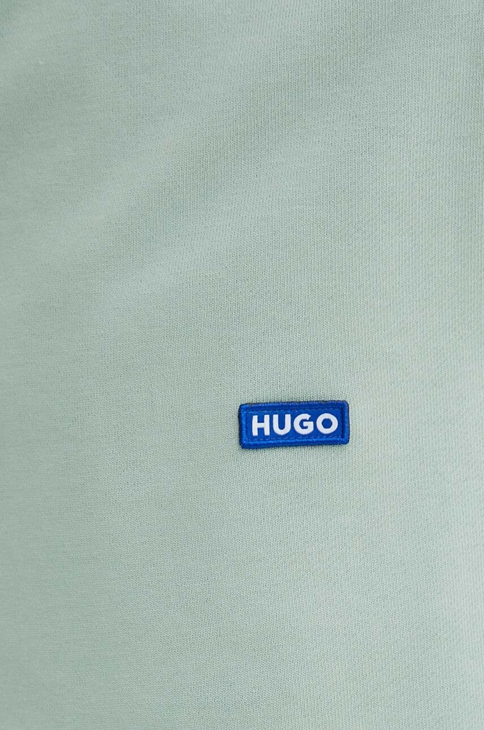 HUGO Blue szorty dresowe męskie bawełniane Nasensio turkusowy 50522364