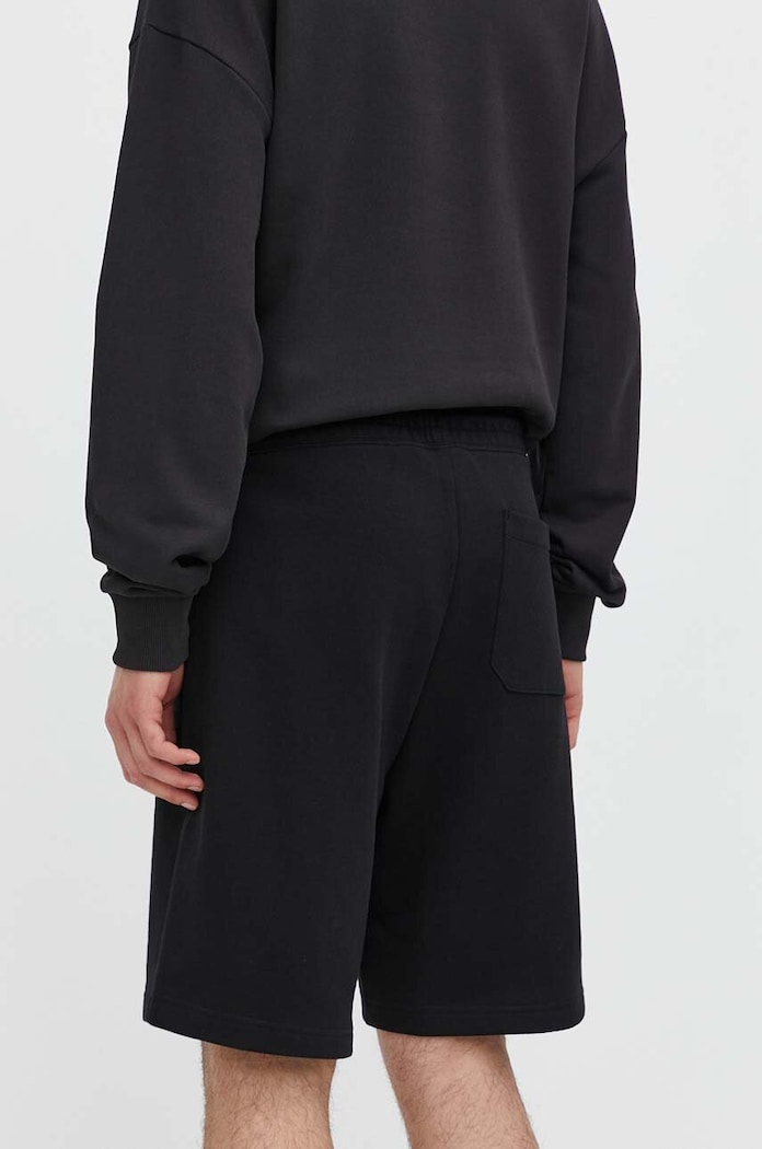 Îmbrăcăminte HUGO Blue pantaloni scurți de trening bărbați din bumbac Nasensio 50522364 negru