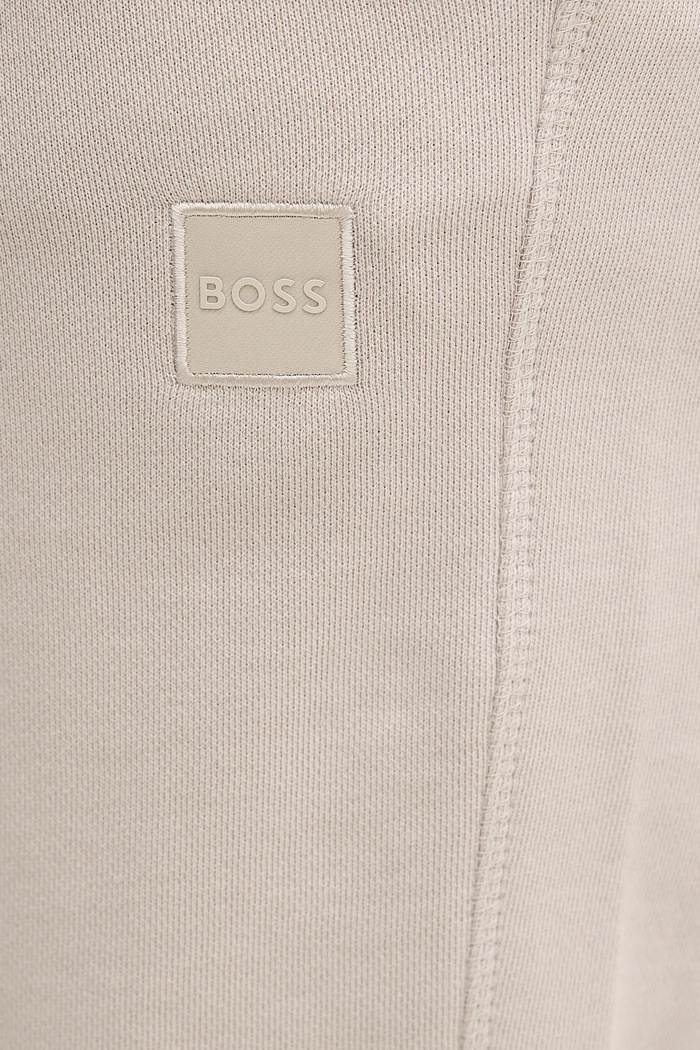 Bavlněné šortky BOSS Orange Sewalk béžová 50511726