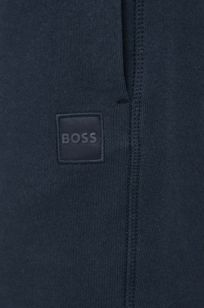 BOSS Orange szorty bawełniane Sewalk granatowy 50511726