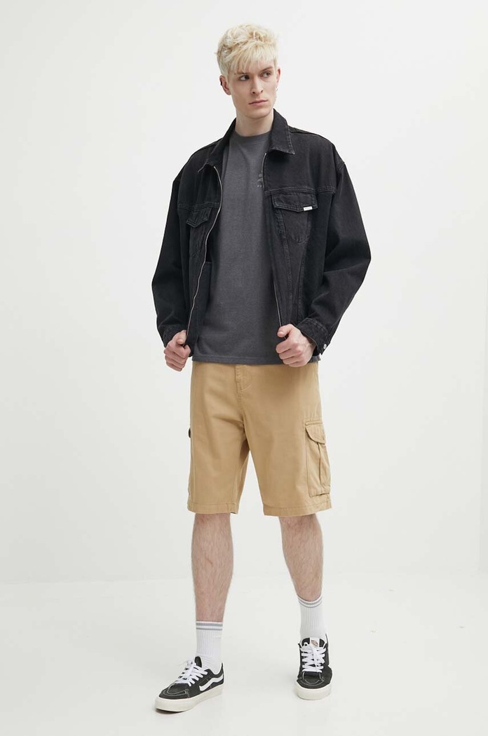 Bavlněné šortky Quiksilver AQYWS03238 béžová SS24
