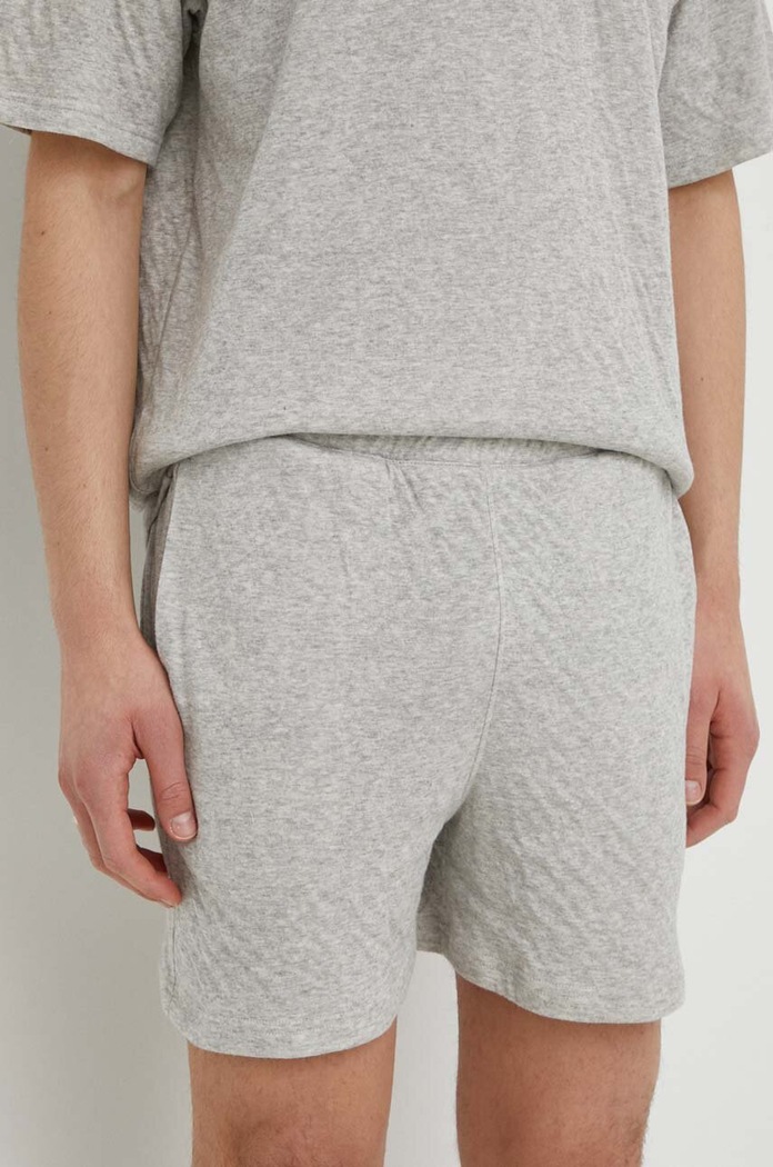 Bavlněné šortky American Vintage SHORT MRUZ09AE24 šedá SS24