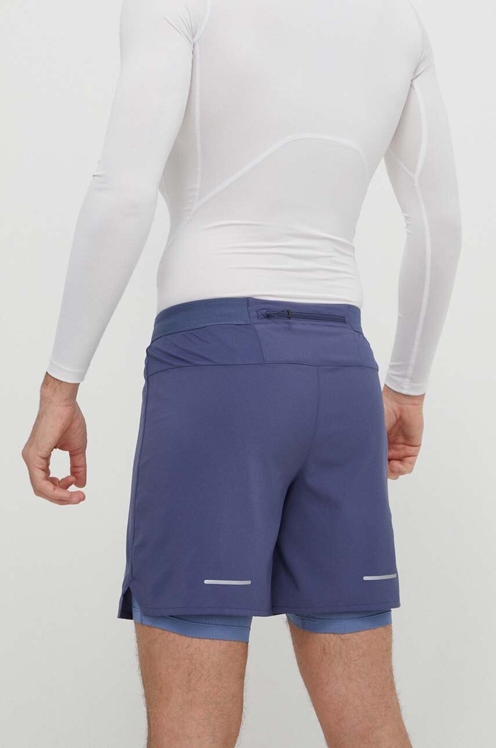 Îmbrăcăminte Asics pantaloni scurți de alergare Road 2 in 1 2011C390.403 albastru