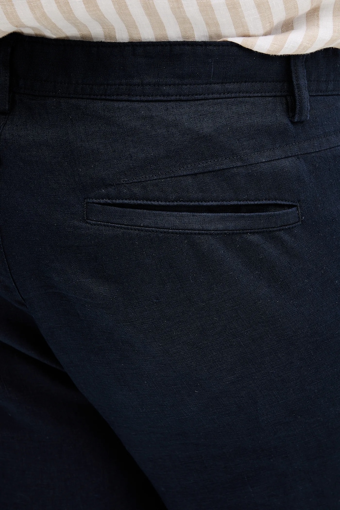 Pantaloni scurti din in Sisley 4AGHS9010 bleumarin