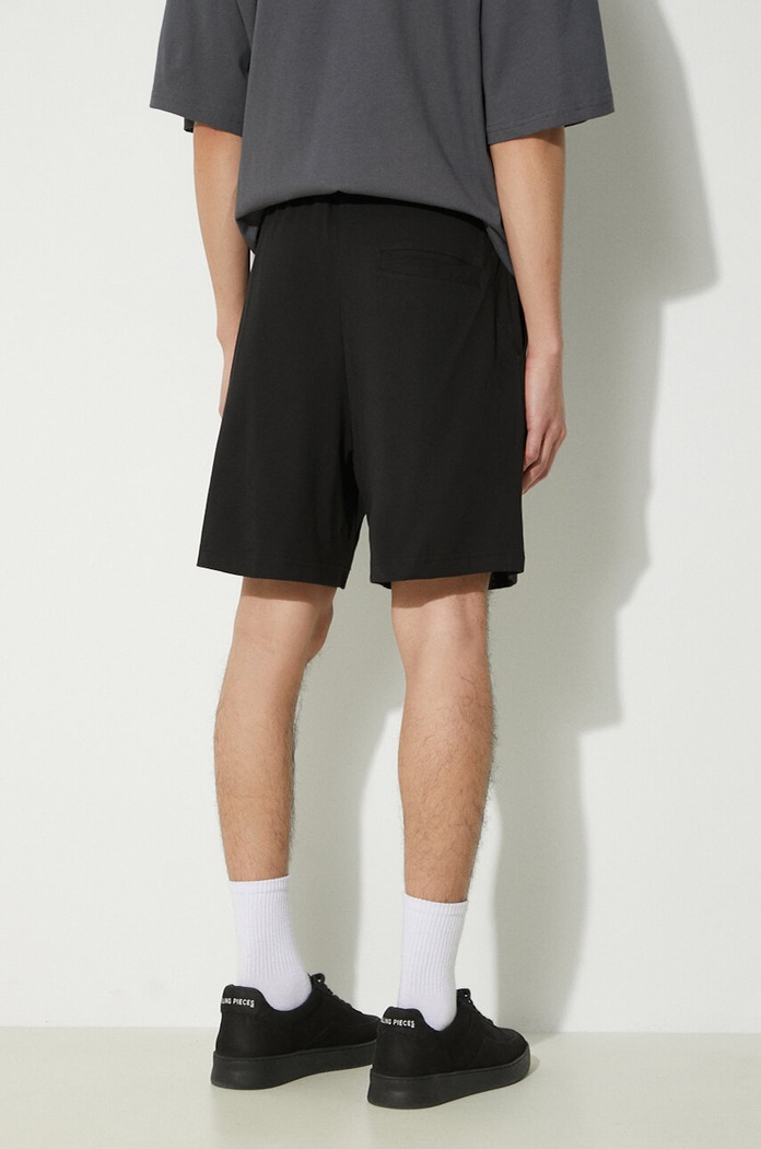 Ρούχα Βαμβακερό σορτσάκι Alpha Industries Flock Logo 146366 μαύρο