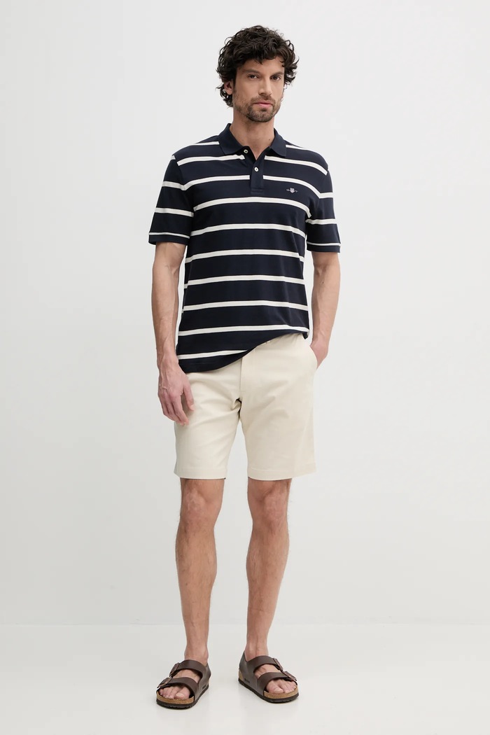 Къс панталон Tommy Hilfiger MW0MW23563 бежов SS25