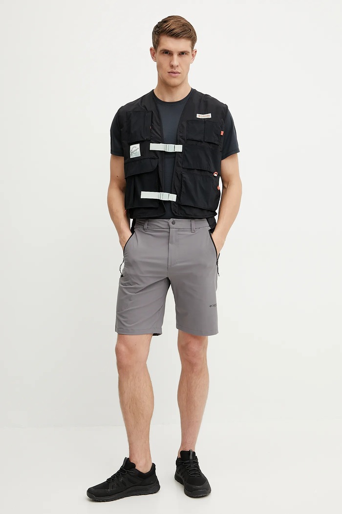 Turistické šortky Columbia Triple Canyon Short II 2071973 sivá SS25