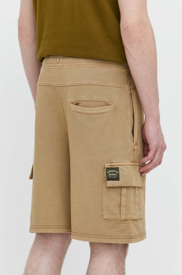 Odzież Superdry szorty bawełniane M7110425A.2LI beżowy