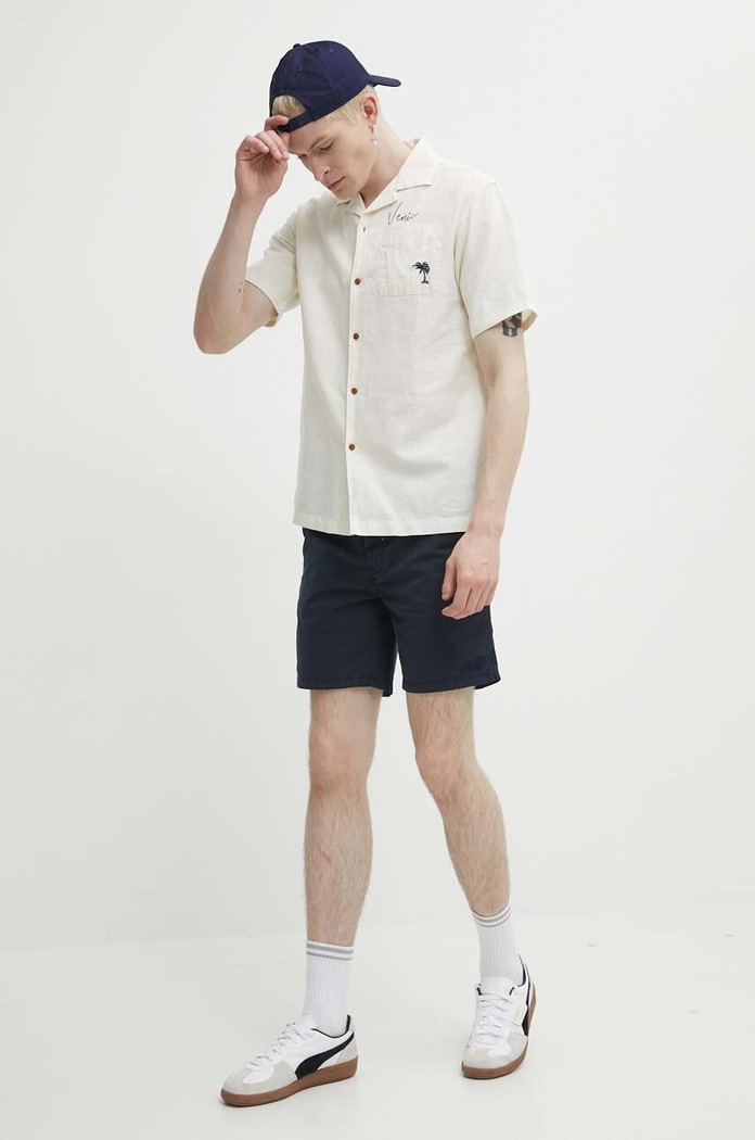 Superdry szorty M7110430A.98T granatowy SS24
