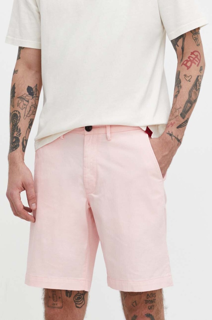 Superdry rövidnadrág sima rózsaszín M7110422A.VXD