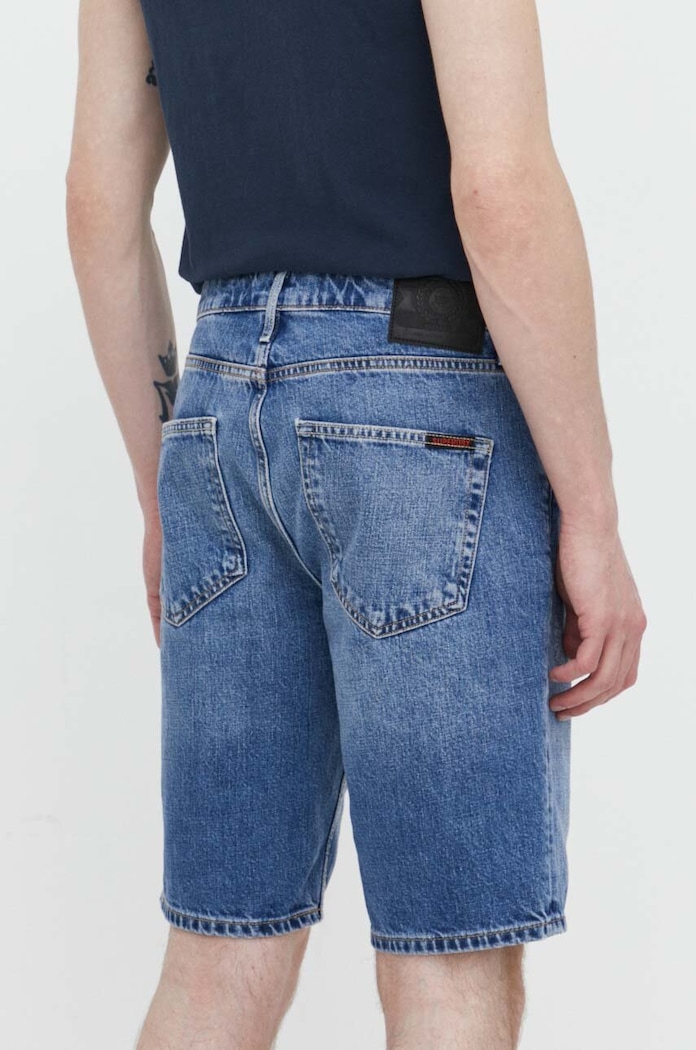 Odzież Superdry szorty jeansowe M7110394A.1HV niebieski