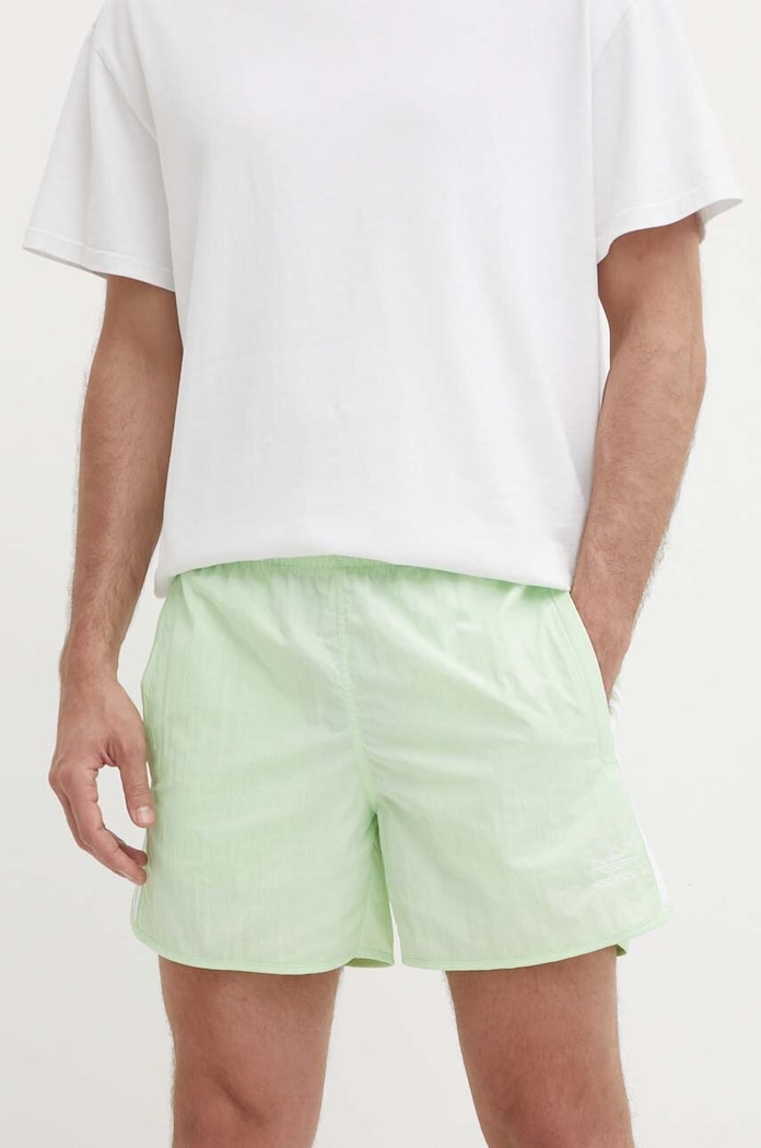 adidas Originals szorty tkanina zielony IM9433