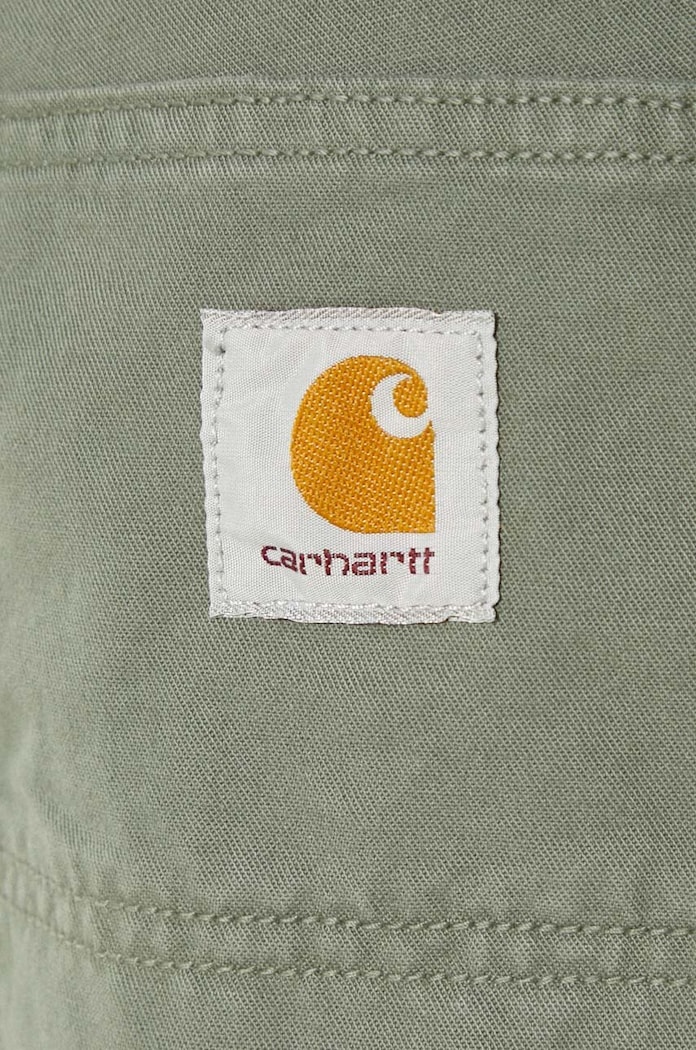 Carhartt WIP denim shorts Single Knee Short I031504.1YFGD green