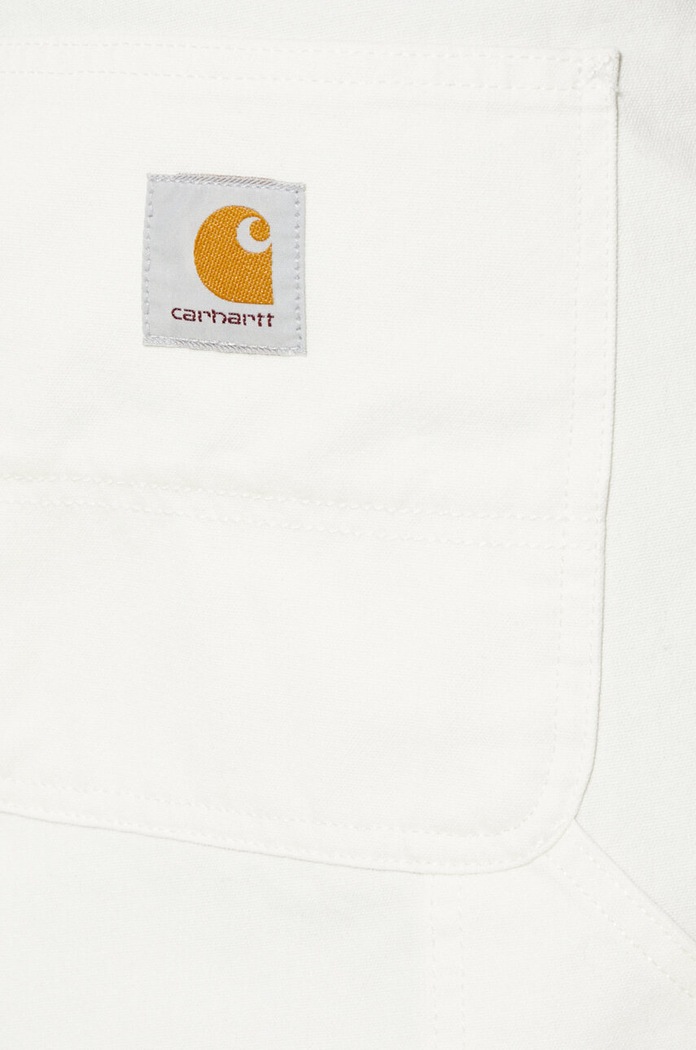 Carhartt WIP szorty jeansowe Double Knee Short beżowy I033118.D602