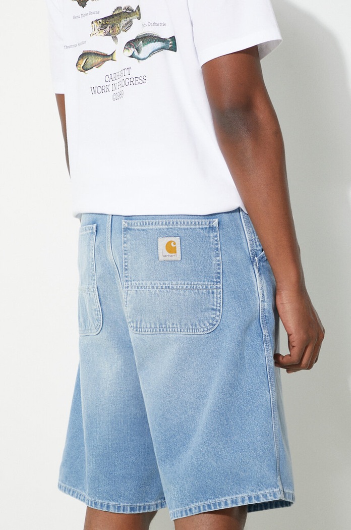 Одяг Джинсові шорти Carhartt WIP Simple Short I033333.01ZO блакитний