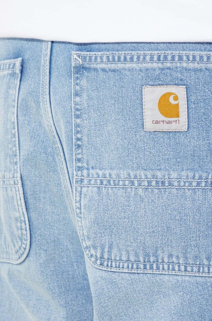 Джинсові шорти Carhartt WIP Simple Short I033333.01ZO блакитний