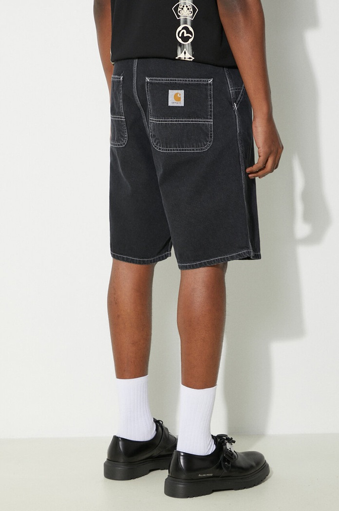 Одяг Джинсові шорти Carhartt WIP Simple Short I033333.8906 чорний