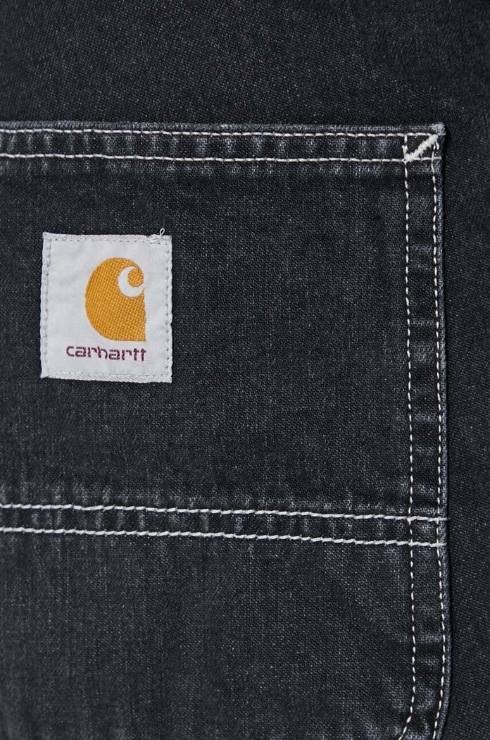 Джинсові шорти Carhartt WIP Simple Short I033333.8906 чорний