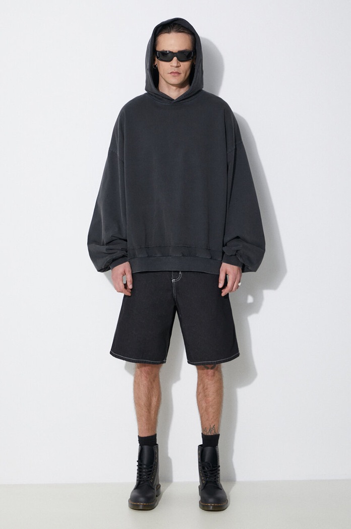 Джинсові шорти Carhartt WIP Simple I033333.892Y чорний SS24