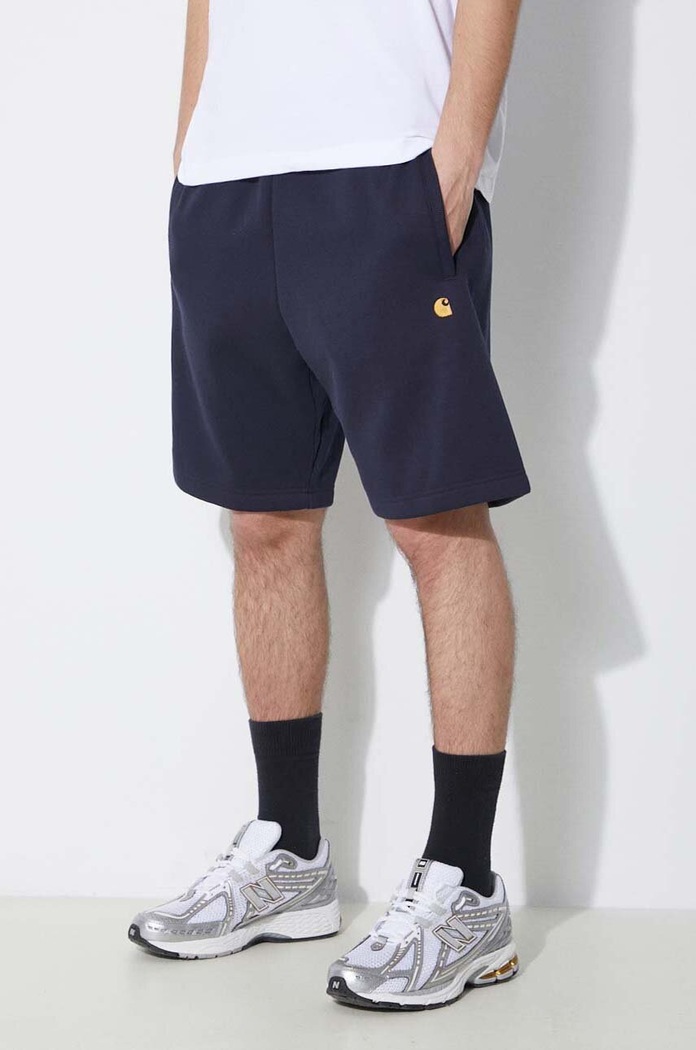 Carhartt WIP pantaloncini Chase Sweat Short blu navy I033669.00HXX