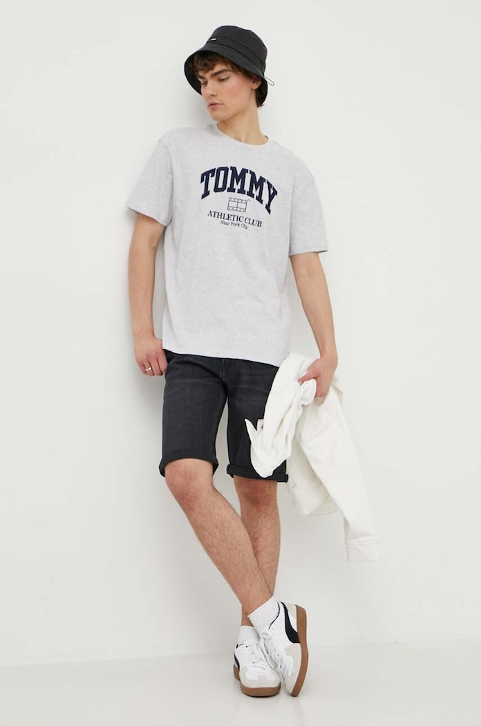 Tommy Jeans farmer rövidnadrág DM0DM18784 fekete SS24