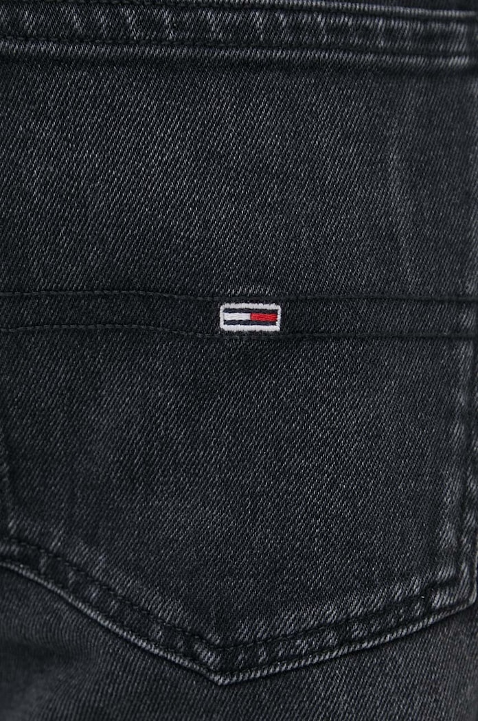 Tommy Jeans farmer rövidnadrág fekete DM0DM18784