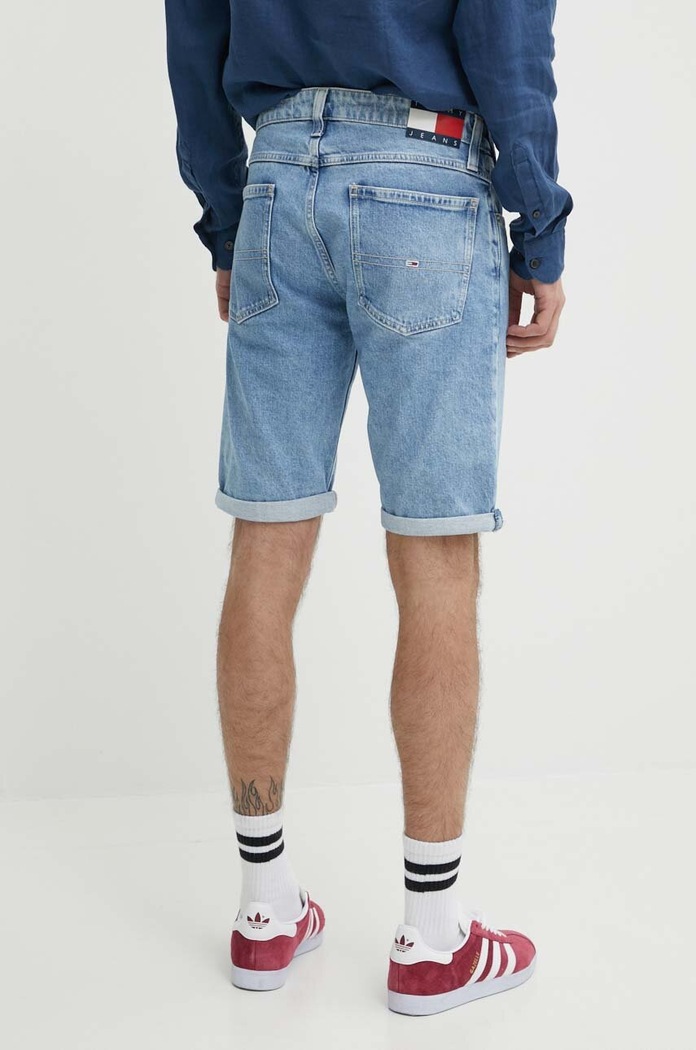 Odzież Tommy Jeans szorty jeansowe DM0DM19154 niebieski