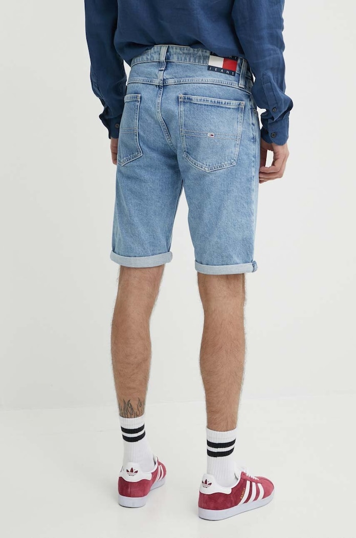 Odzież Tommy Jeans szorty jeansowe DM0DM19154 niebieski