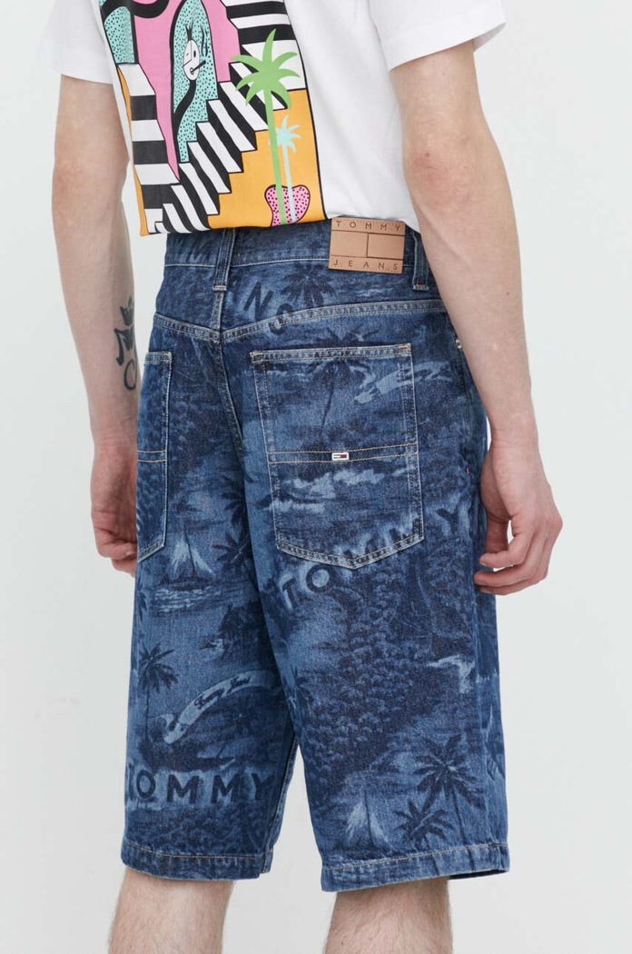 Oblečení Tommy Jeans Džínové šortky Tommy Jeans DM0DM18787 námořnická modř