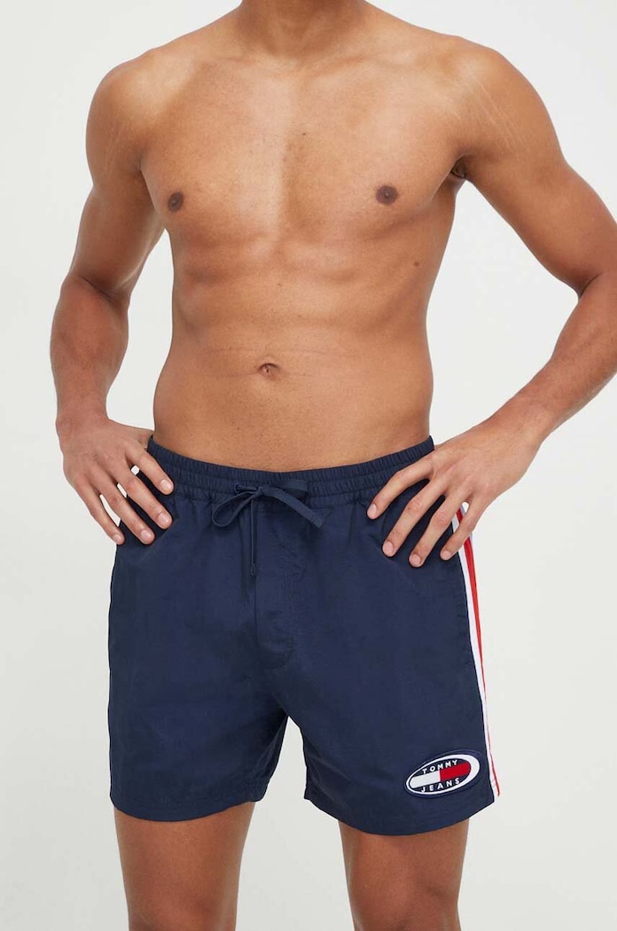 Μαγιό Tommy Jeans DM0DM18806 σκούρο μπλε SS24
