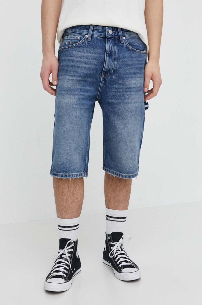 Džínové šortky Tommy Jeans riflovina modrá DM0DM18789