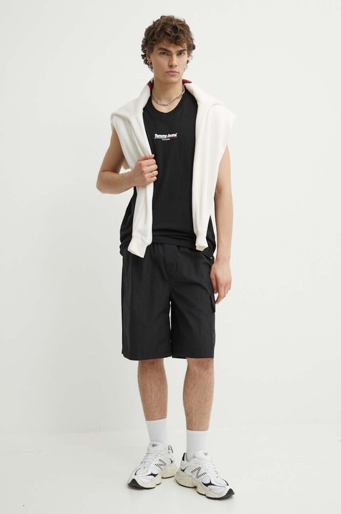 Kraťasy Tommy Jeans DM0DM18808 černá SS24