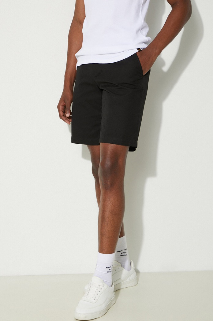 Lacoste szorty bawełniane czarny FH8140