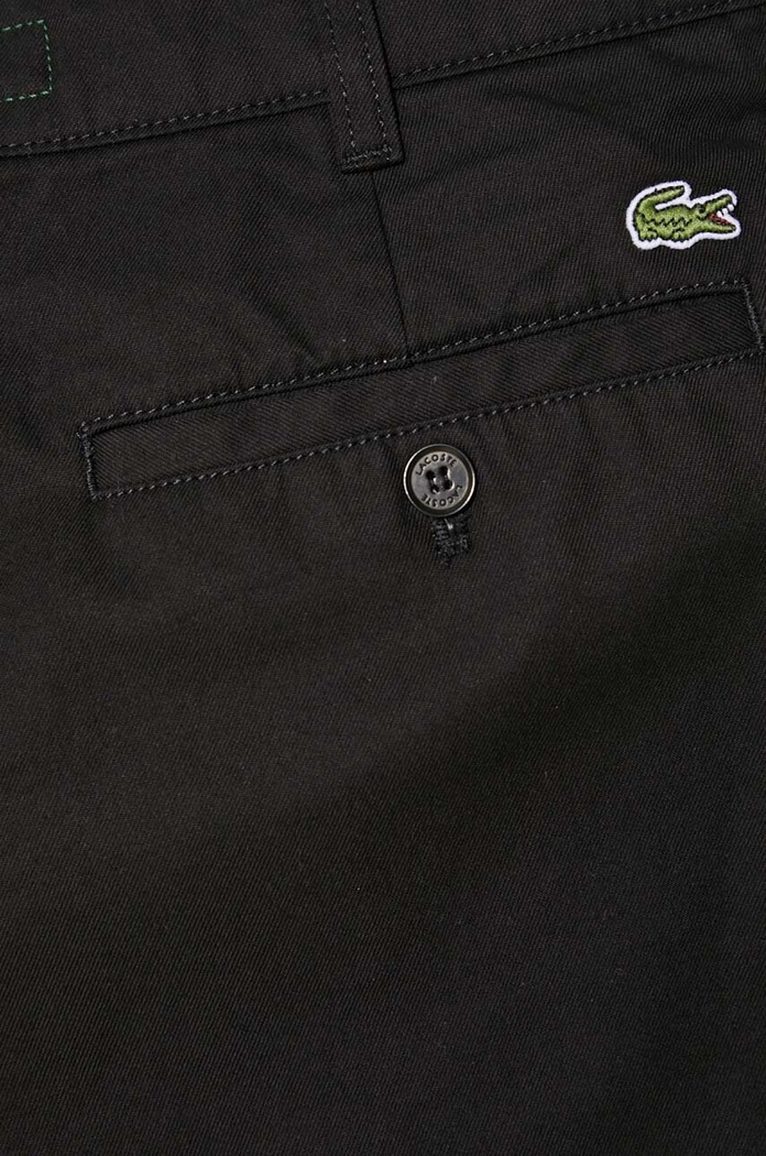 Lacoste szorty bawełniane FH8140 czarny
