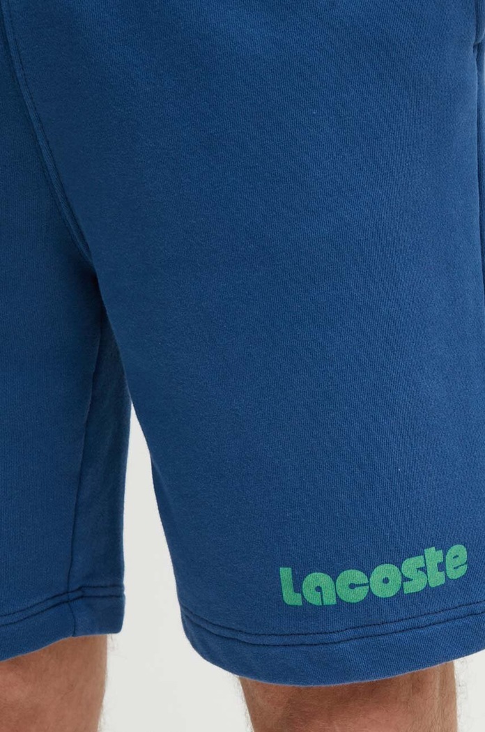 Lacoste szorty bawełniane granatowy GH7526