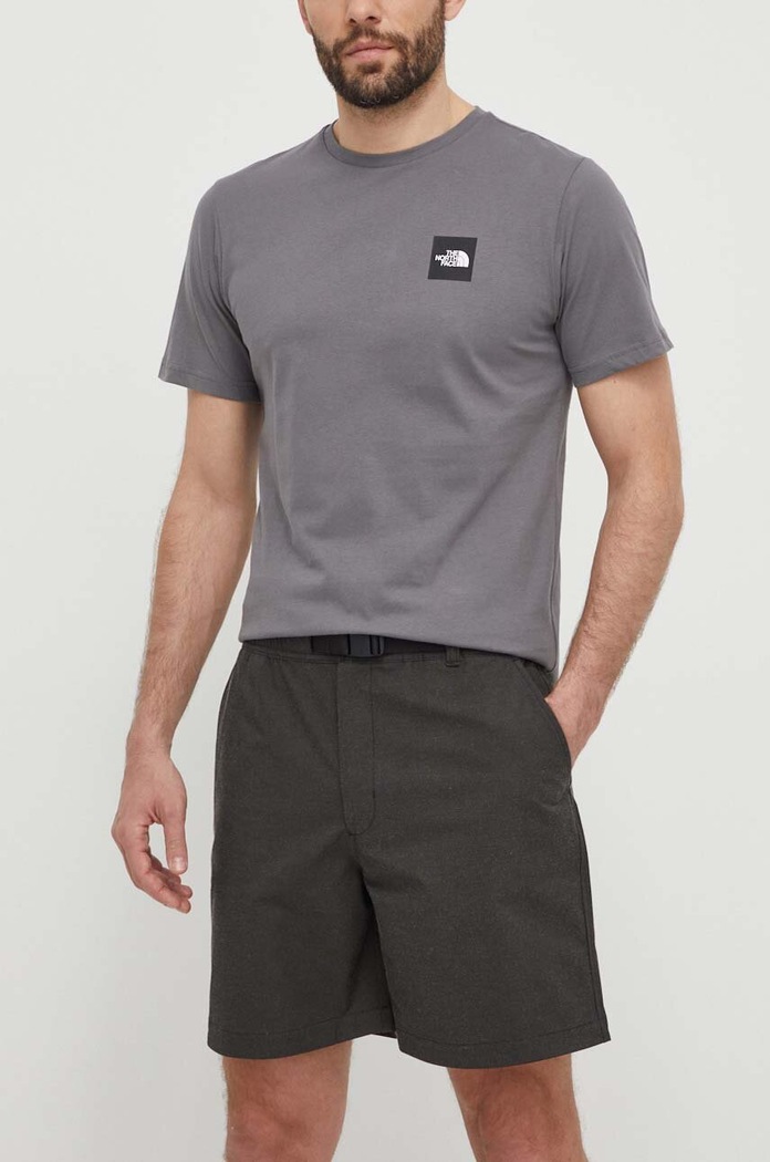 Šortky The North Face látka sivá NF0A870KJK31