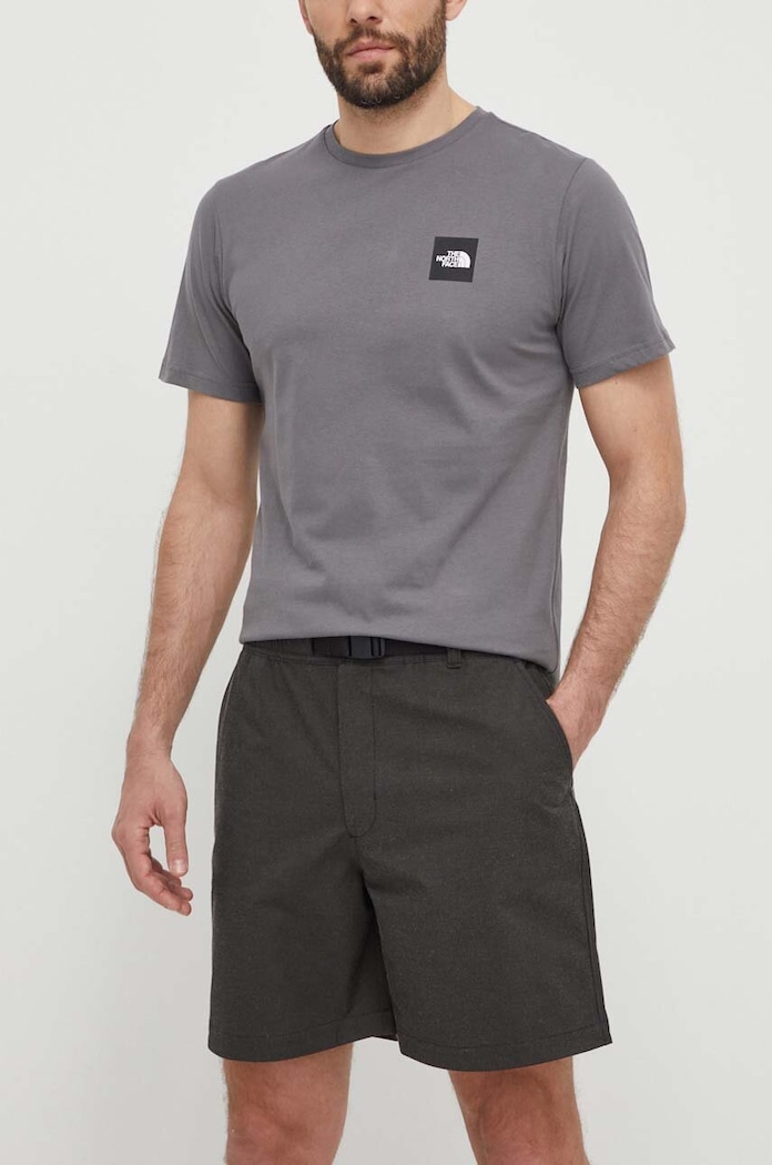 Šortky The North Face látka sivá NF0A870KJK31