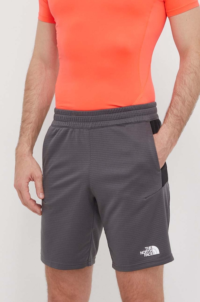 The North Face szorty sportowe Mountain Athletics dzianina szary NF0A87J4WUO1