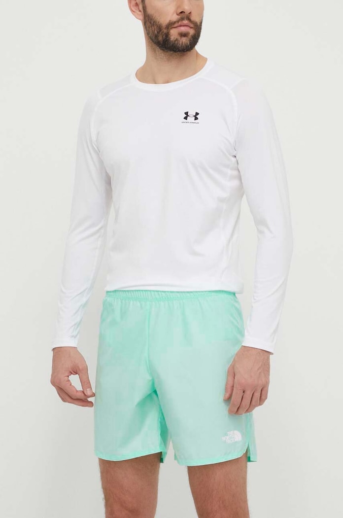 Běžecké šortky The North Face Limitless látka tyrkysová NF0A7ZU4O001