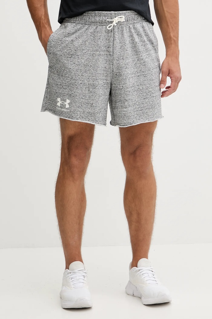 Къс панталон за трениране Under Armour Rival трикотаж сив 1382427