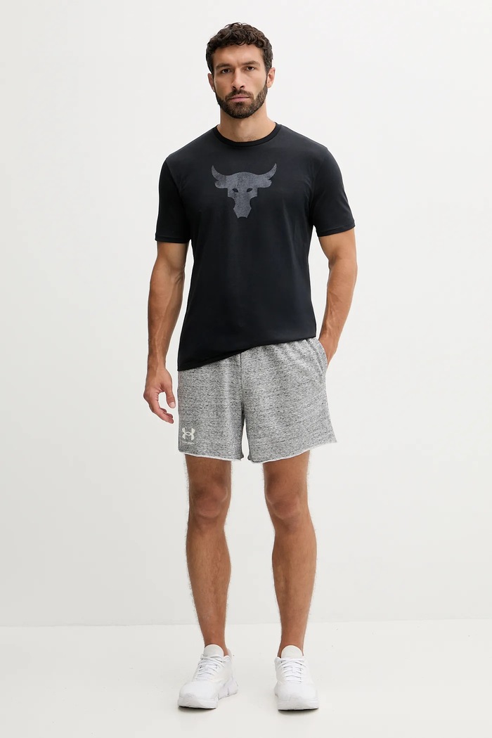 Къс панталон за трениране Under Armour Rival 1382427 сив AW25