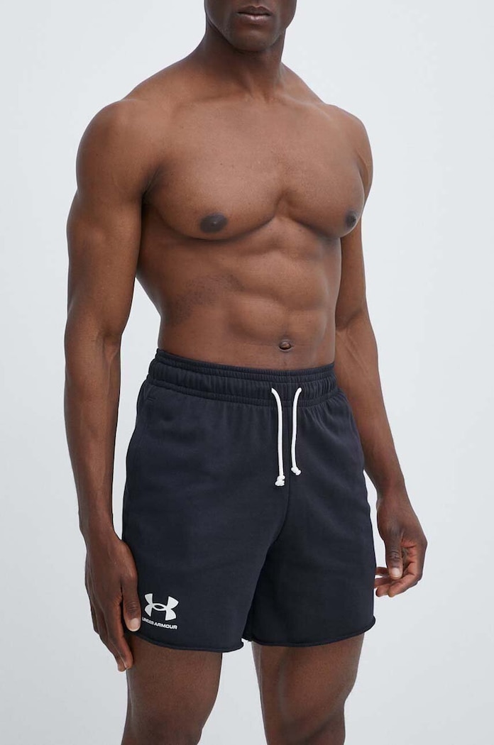 Tréninkové šortky Under Armour Rival pletenina černá 1382427